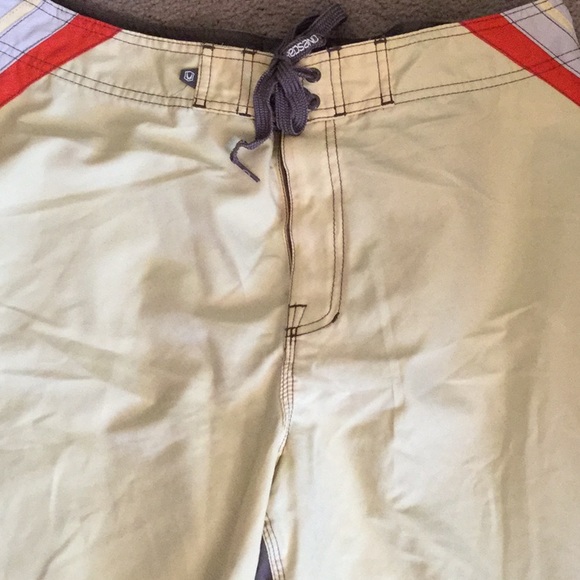 Red Sand Swim Trunks - Picture 2 of 6